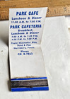 1950's Matchbook. Park Cafe & Cafeteria. Harrisburg, Pennsylvania. — photo 2