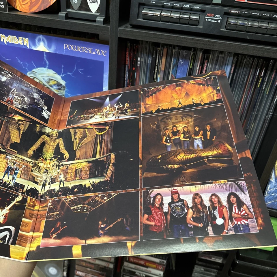 IRON MAIDEN: Powerslave picture disc UMe 2013 Foto 3 de 4