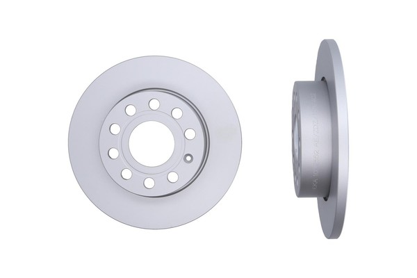 2X Bremsscheibe Kamoka 1032552 FüR 521 1T2 VW 8PA 5K1 Plus 5M1 Touran Audi A3 5-image