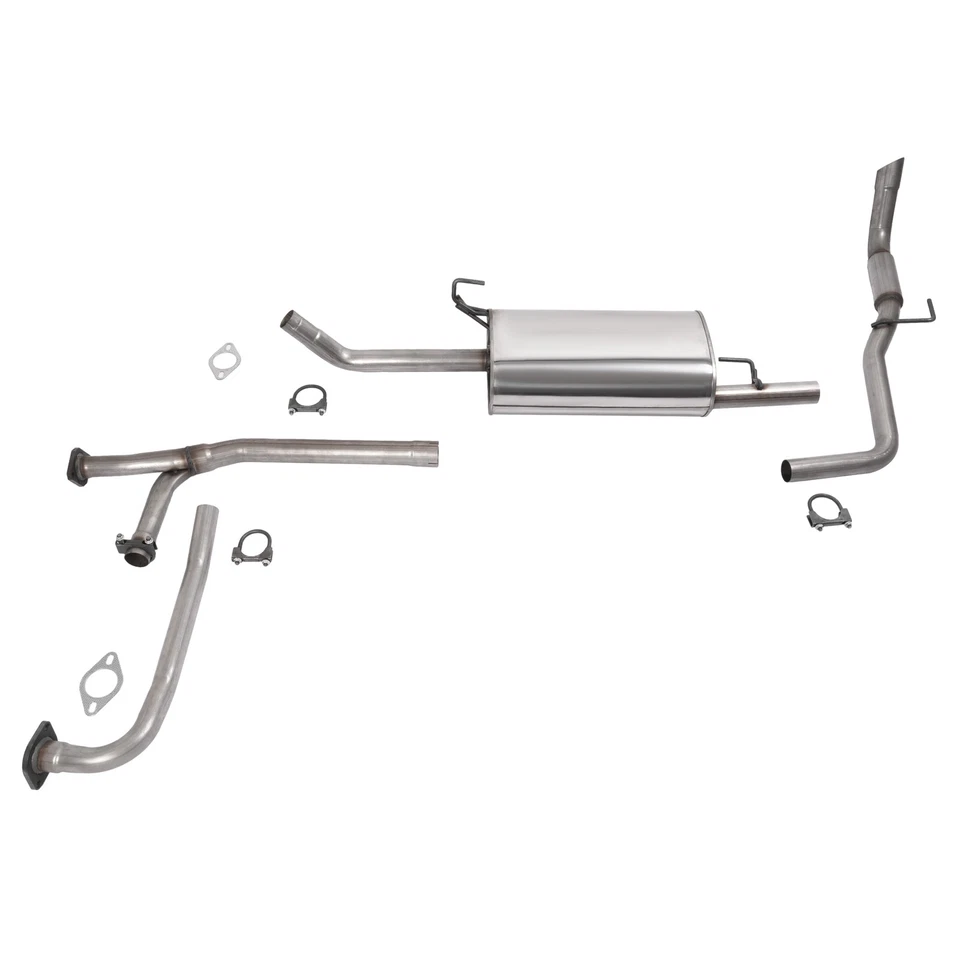 For 2007-2019 Nissan Frontier 4.0L Resonator Muffler Exhaust System Assembly Foto 3 de 4