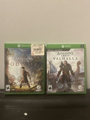 Assassin's Creed Game Bundle Valhalla & Odyssey  Xbox One 2 Games