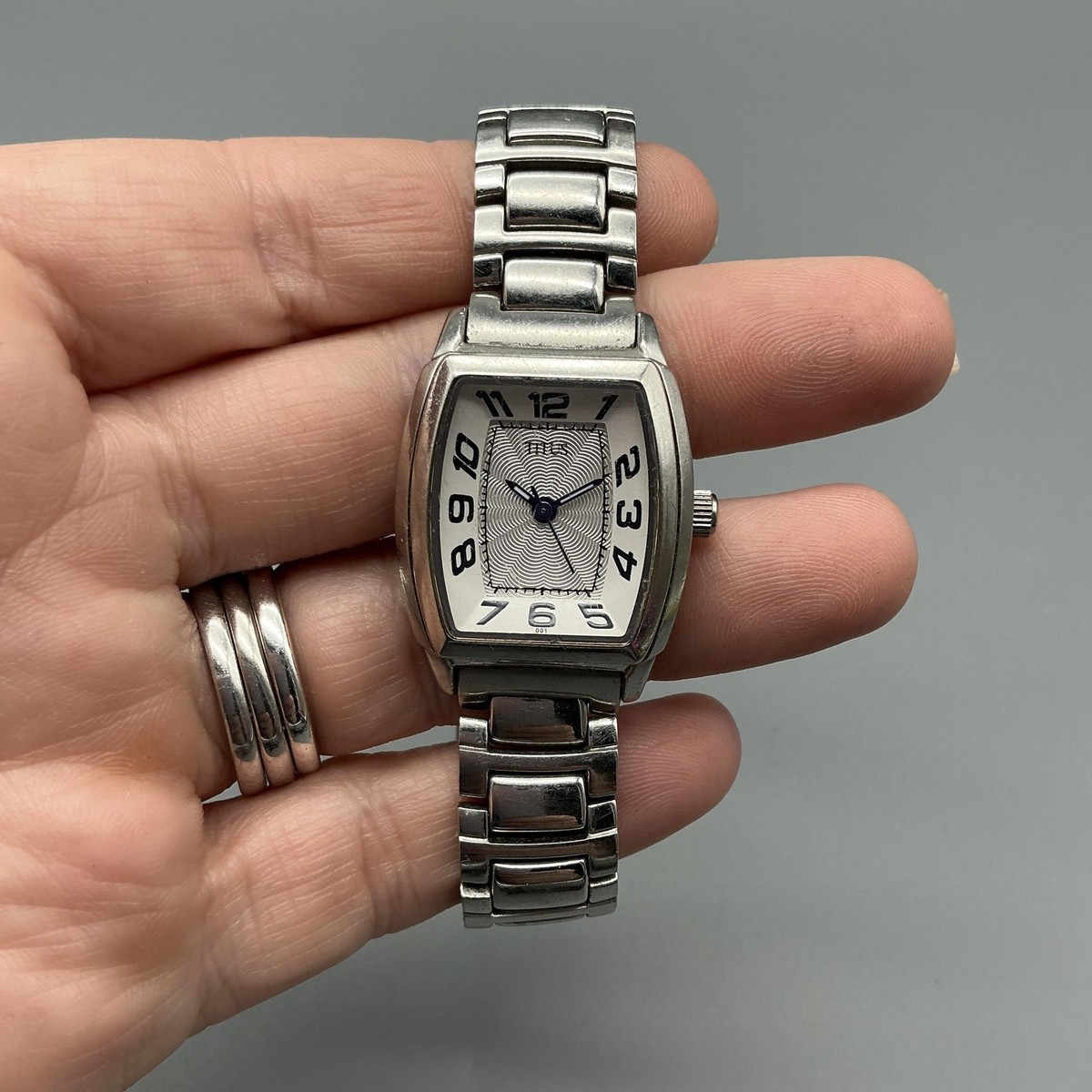 Titus Womens Watch 24mm White Dial Silver Tone Stainless  display picture 2