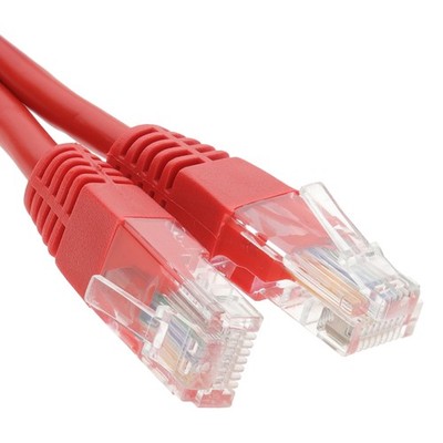 5m Rot Netzwerk Ethernet RJ45 Cat5E-CCA UTP PATCH 26AWG Kabel Leitung