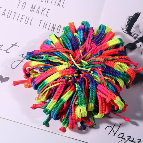 Pulsera de 10 piezas de colores para hombre Miss para mujer - Imagen 11 de 12