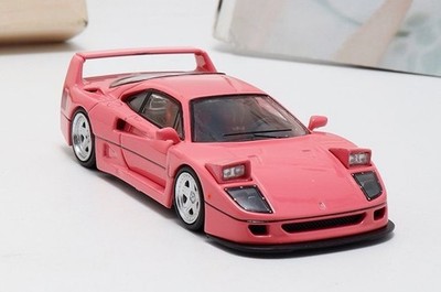 CZ FY 1:64 Pink F40 Racing Sports Model Diecast Collect Car 