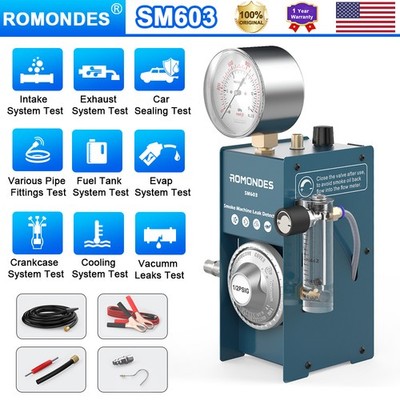 Romondes SM603 EVAP Smoke Machine Fuel Pipe Automotive Vacuum Leak Detector Tool