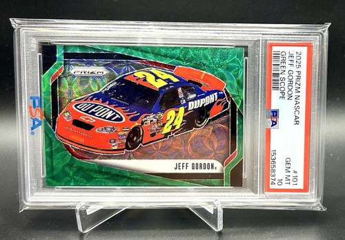 🔥PSA 10 Jeff Gordon 2025 Prizm NASCAR Racing Green Scope *POP 1*🔥