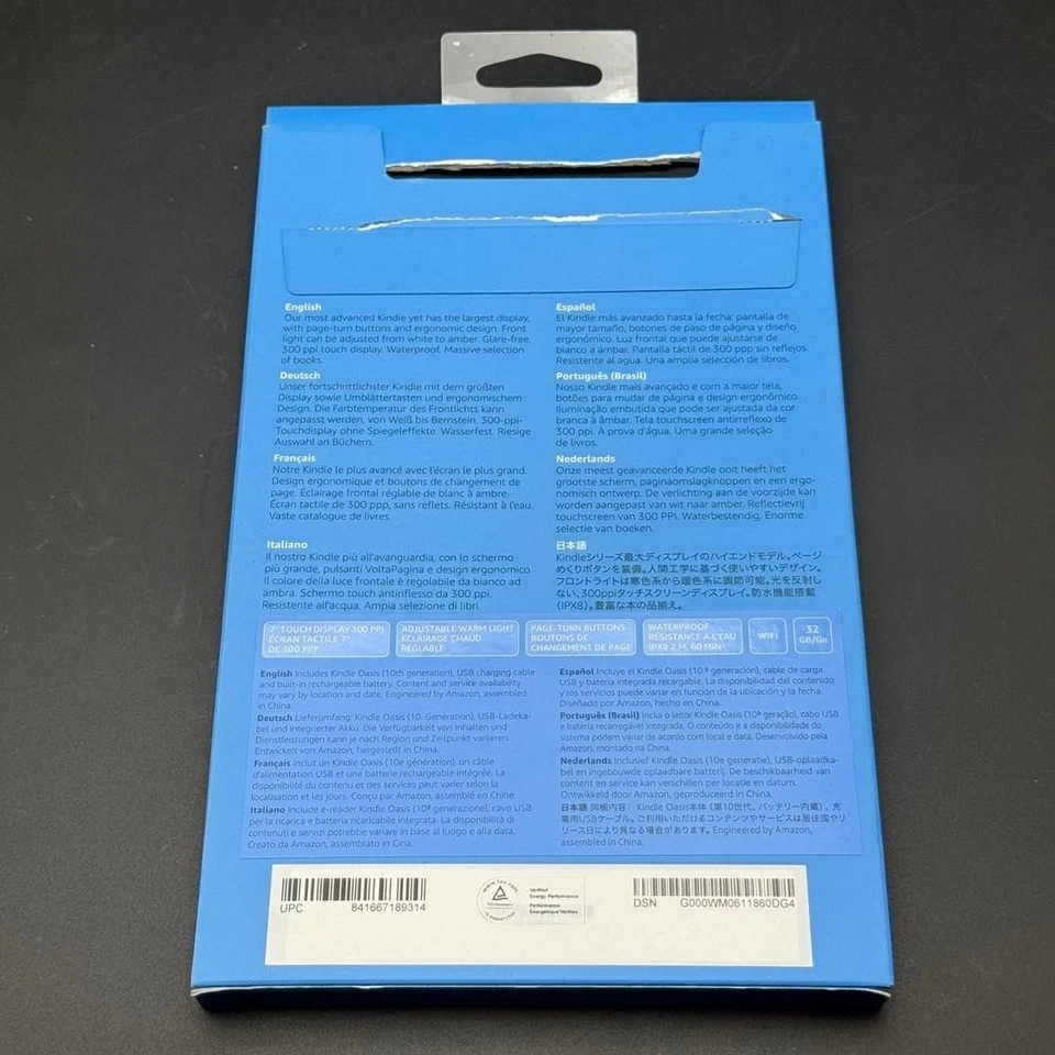 Amazon Kindle Oasis 10th Gen E-book Reader 32GB 7-inch Wifi Bluetooth No Ads JP - Image 3 of 4