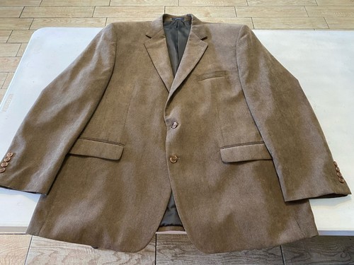Men’s Ralph Lauren Blue Label Two Button Tan Corduroy Sport Coat Size 48 R - Picture 6 of 11