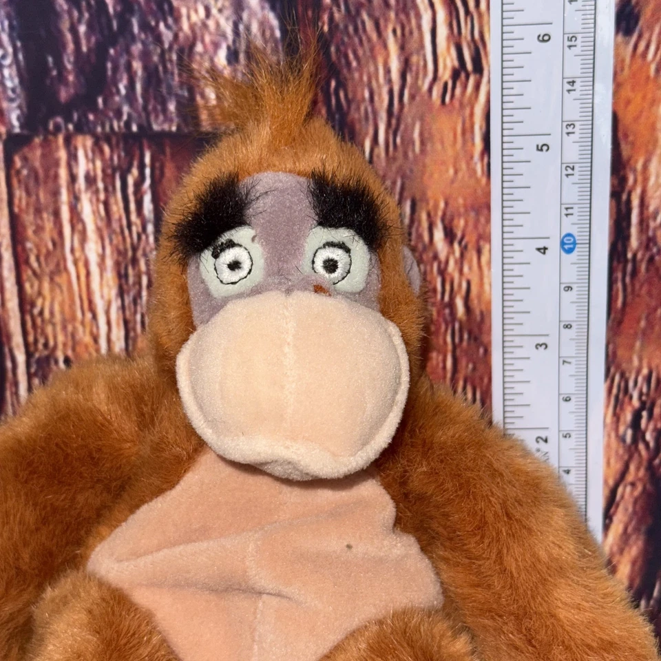 Mini bolsa de frijoles de peluche libro de la selva orangután de la tienda Disney King Louie Foto 2 de 4