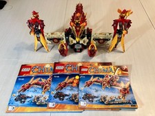 Lego Legends Of Chima Flying Phoenix Fire Temple 70146 - Incomplete with Manual