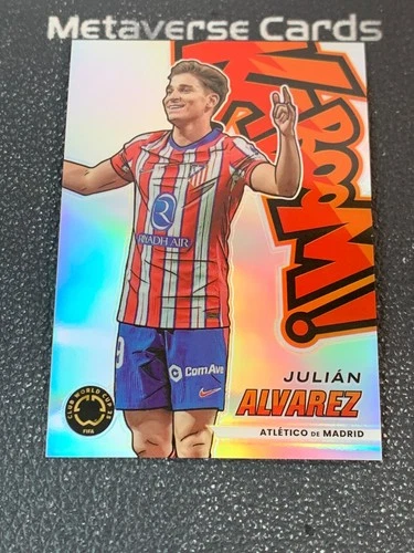 2025 Panini Prizm Club World Cup Kaboom! Silver #2 Julian Alvarez RARE SP A