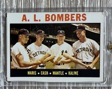1964 Topps - AL Bombers #331 Roger Maris Cash Mickey Mantle Al Kaline