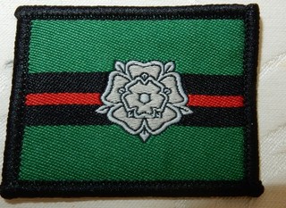 THE YORKSHIRE REGIMENT TACTICAL RECOGNITION FLASH TRF PATCH MILITARY BADGE