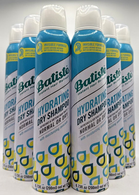 6x Batiste Instant Hair Refresh Hydrating Dry Shampoo 6.73 Fl Oz
