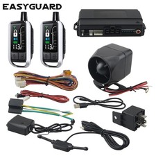 Easyguard 2 Way Car Alarm With Rechargeable Lcd Pager Vibration Alarm 868mhz 06a