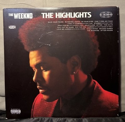 The Weeknd The Highlights Record 2021 Red Sparkle Color Vinyl Limited Edition