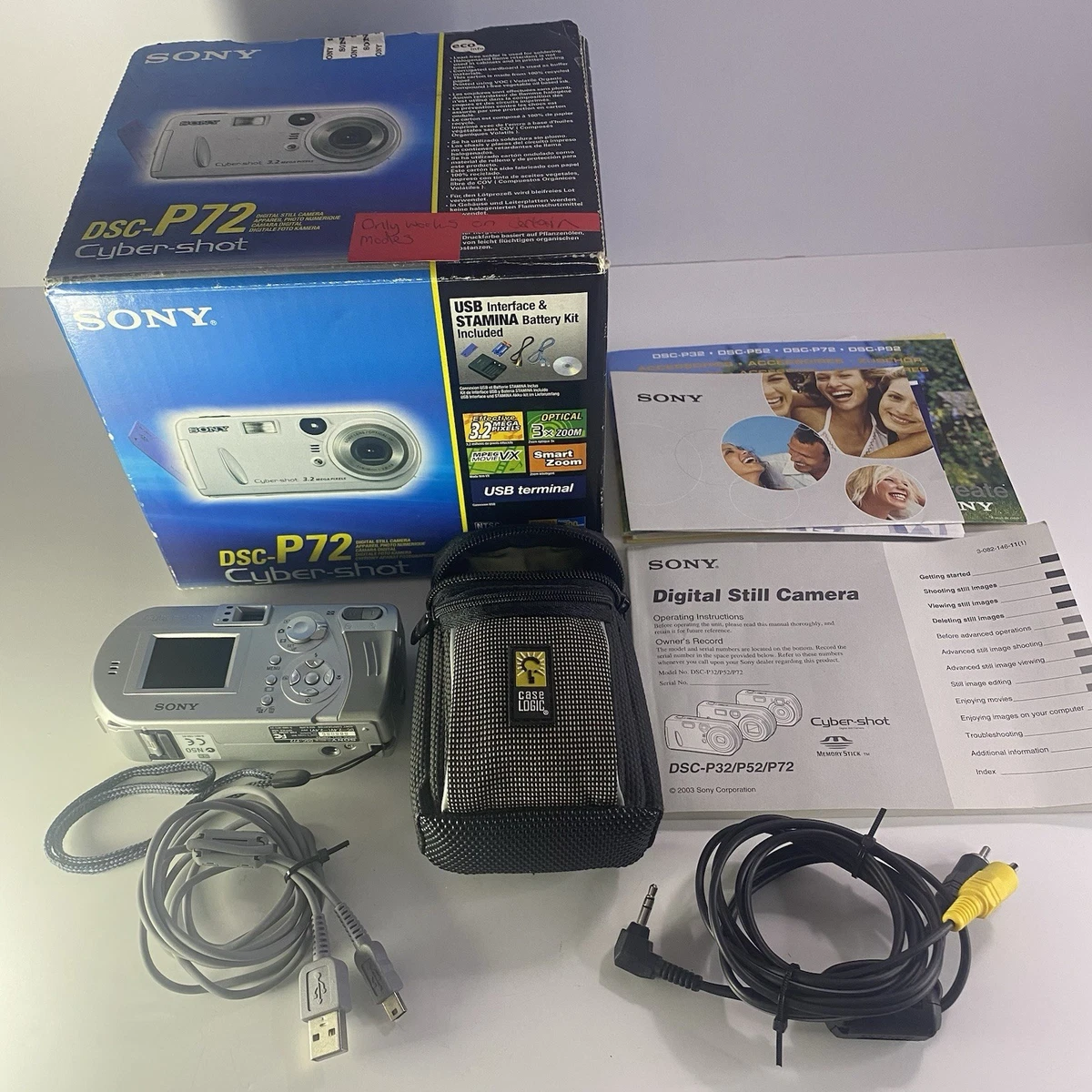 Sony Cyber-shot DSC-P72 3-9.9x Digital Cameras for sale | eBay