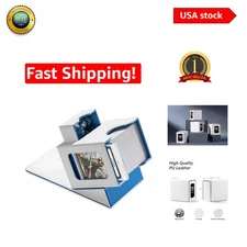 Patented MTG Commander Deck Holder with Dice Tray -  White/Blue Design