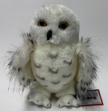 Douglas Wizard Snowy Owl Plush 8" 3841 New With Tags White Black Cuddle Toy