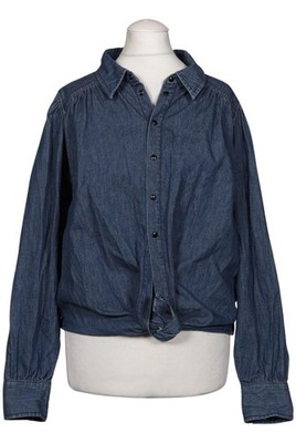 ba&sh Bluse Damen Oberteil Hemd Hemdbluse Gr. EU 36 Baumwolle Blau #2rju43j
