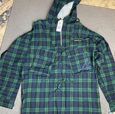 adidas Originals Tartan Jacket Windbreaker Jacket Mineral Green IX9636 Men M E7