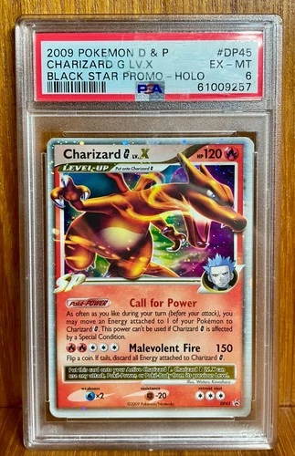Charizard G LV.X DP45 Diamond and Pearl Holo PSA 6 Pokemon