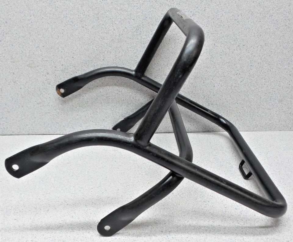 VINTAGE KRAUSER BLACK MOTORCYCLE RACK - Image 3 of 4