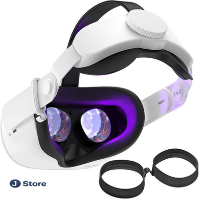 SUPERUS VR Brillen Abstandshalter Kompatibel Oculus Quest 2 Schutz Silikon