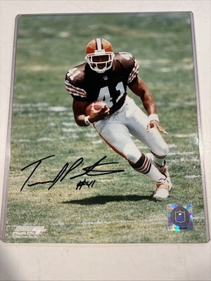 Travis Prentice Cleveland Browns Signed Autographed 8x10 Photo COA SHOWCASE