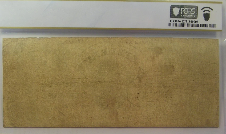 1861 Confederate States Currency T-33 $5 PCGS Fine 12 - Image 2 of 2