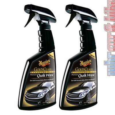 2x Meguiars Gold Class Carnauba Plus Quik Wax Sprühwachs G7716EU