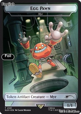 NM Egg Pawn - Myr Token (Rainbow Foil) 2101 Token EN