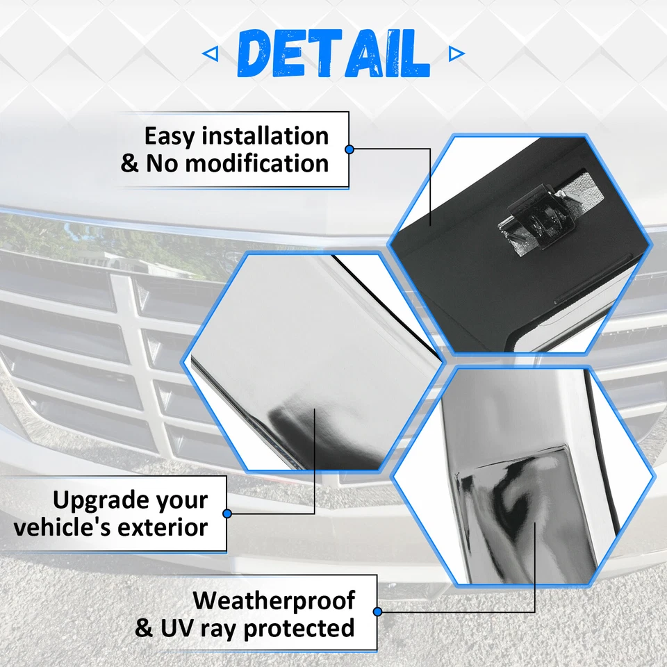 New Hood Molding Trim Chrome FOR Cadillac Escalade 2007-2014 GM1235107 15907251 Foto 3 de 4