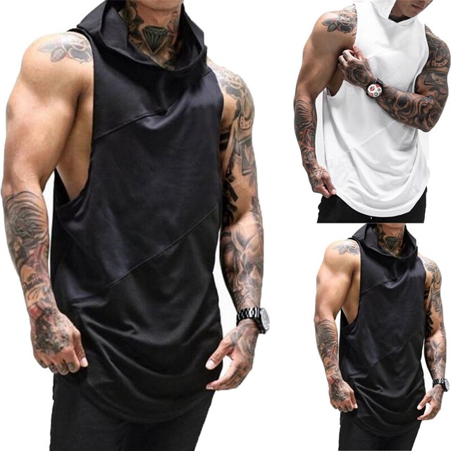 Us Mens Vest T Shirt Muscle Hoodie Tank Top Bodybuilding Gym Workout Sleeveless Us Mens Vest T Shirt Muscle Hoodie Tank Top Bodybuilding Gym Workout Sleeveless