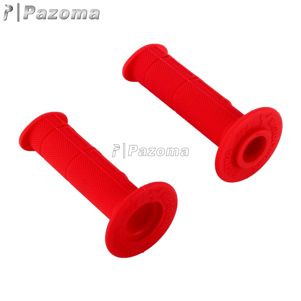7/8" Soft Rubber Hand Grip Handle Bar Throttle Grips For Yamaha Suzuki Kawasaki - Image 4 of 4