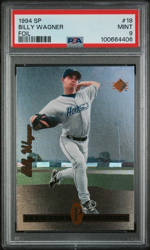 1994 SP FOIL #18 BILLY WAGNER ROOKIE RC PSA 9