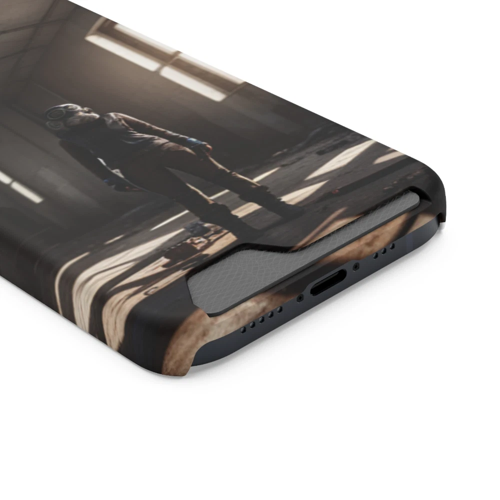 Slim Protective Phone Case with Built-in Card Holder  