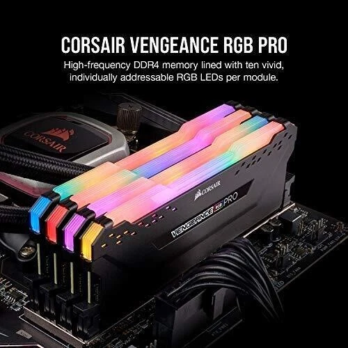 Corsair Vengeance RGB PRO 16 GB (2 x 8 GB) DDR4 3000 MHz C15 XMP 2.0 Enthusiast - Image 2 of 2