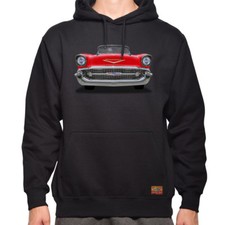 1957 Chevy Bel Air The Legend Classic Car- Men's/Unisex Hoodie American car