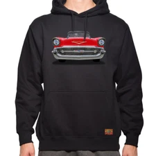 1957 Chevy Bel Air The Legend Classic Car- Men's/Unisex Hoodie American car