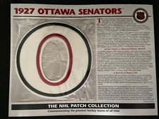 The NHL Patch Collection 1927 Ottawa Senators