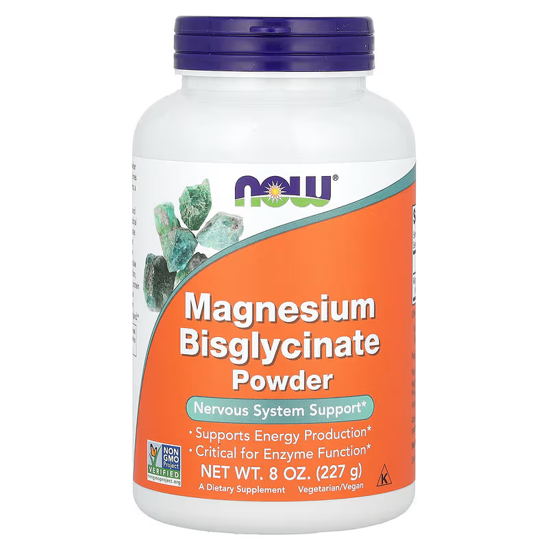 NOW Foods Magnesium Bisglycinate 227g | Muscle & Nerve Support