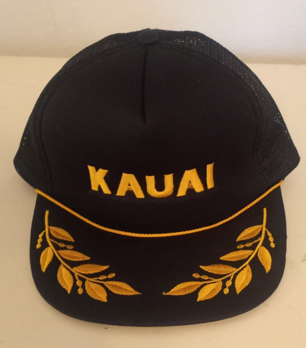 Vintage Kauai Hawaii Hat  Vintage Hawaii Tourist Travel Vacation Tropical Island Beach  main image 2