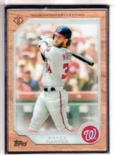2017 Topps Transcendent Collection Icons BRYCE HARPER #4 Silver Framed 37/87 