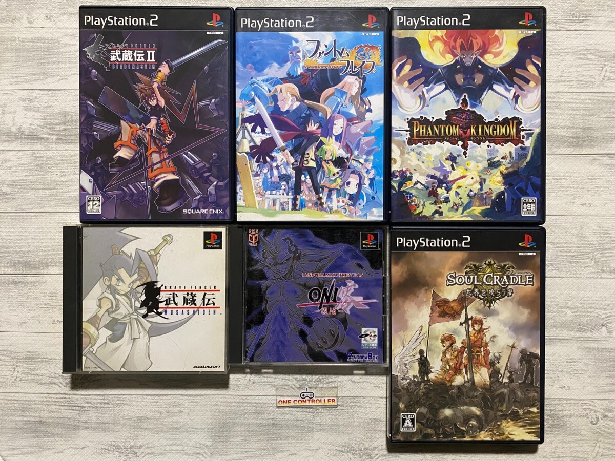 SONY PS 1 2 Musashi den ⅠⅡ & ONI & Phantom Brave & Kingdom