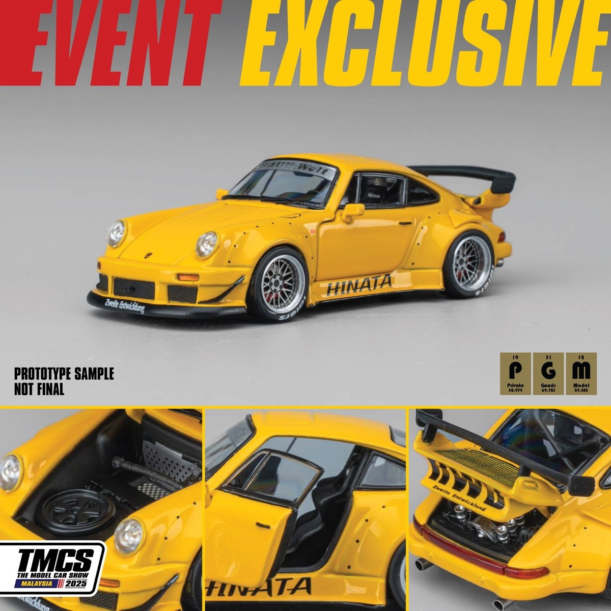 【限定688台】PGM RWB Porsche 993 YOSHIWARA RWB Porsche 911 