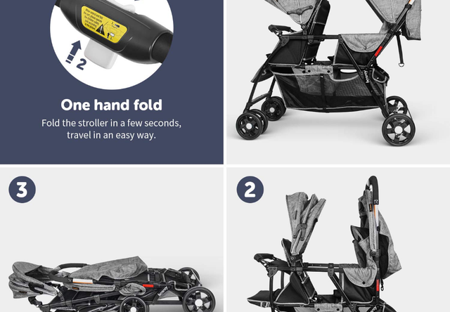 besrey double stroller