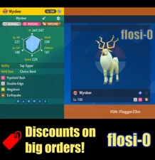 6IV Shiny Wyrdeer Pokemon Scarlet and Violet
