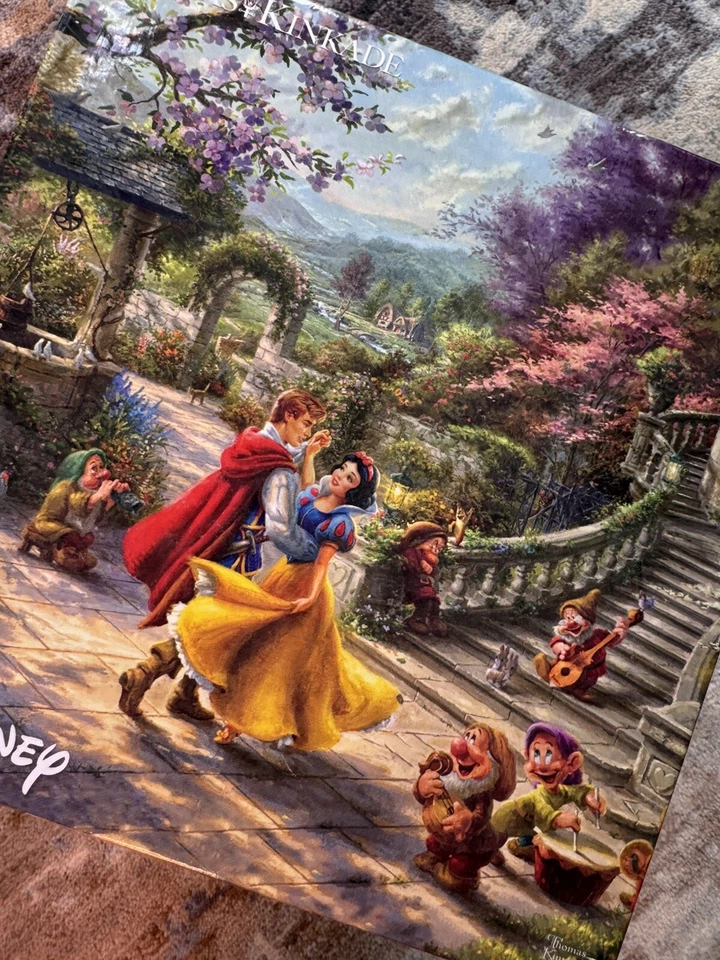 Disney THOMAS KINKADE Snow White & The Seven Dwarfs 750 Pcs - Image 3 of 4